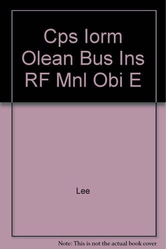 CPS the Irwin Office Reference Manual, the Ocean Business Institute Reference Manual