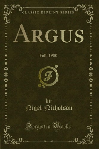 Argus Fall, 1980 (Classic Reprint)