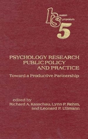 Psychology Research and Public Policy