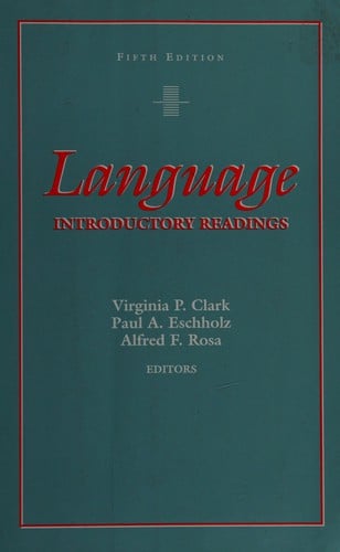 Language Introductory Readings