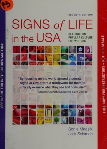 Signs of Life in the U.S.A. Readings on Popular Culture for Writers