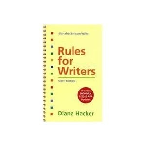 Writer's Reference, 6th Edition with 2009 MLA Update & Research Pack 2009