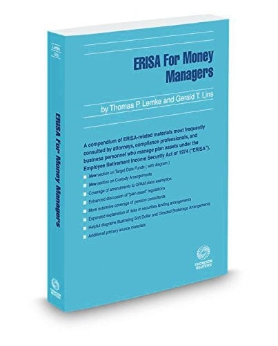 ERISA for Money Managers, 2015-2016 ed.