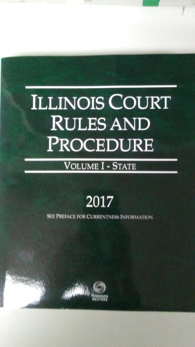 Illinois Court Rules and Procedure, 2017