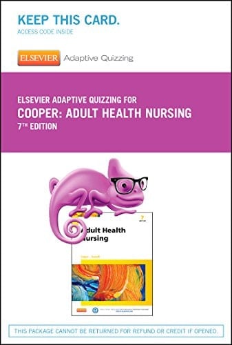 Elsevier Adaptive Quizzing for Adult Health Nursing (Retail Access Card)