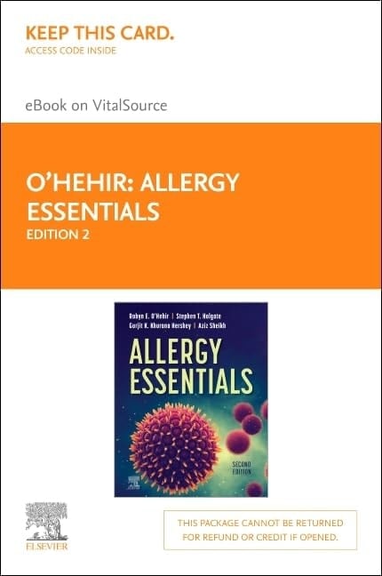 Allergy Essentials - Elsevier E-Book on VitalSource (Retail Access Card)