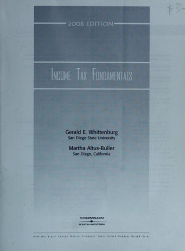 Income Tax Fundamentals