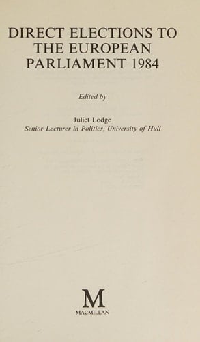 Direct elections to the European Parliament, 1984