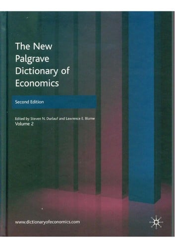 The new Palgrave dictionary of economics