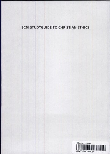 SCM Studyguide to Christian Ethics