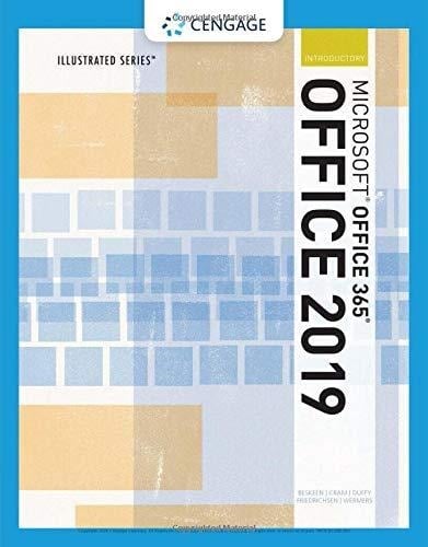 Illustrated Microsoft Office 365 & Office 2019 Introductory
