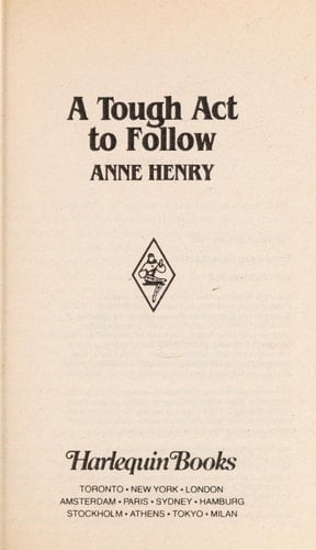 A Tough Act to Follow