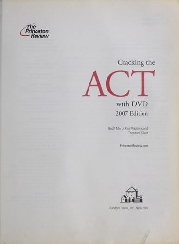 Cracking the ACT with DVD