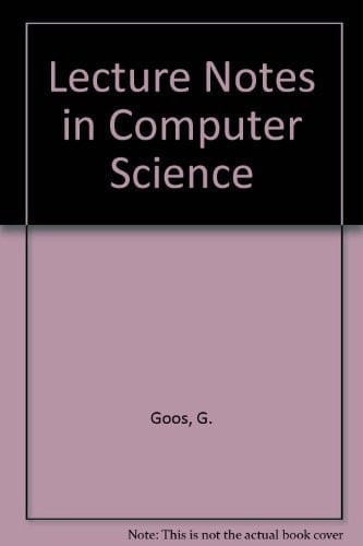 Lecture Notes in Computer Science