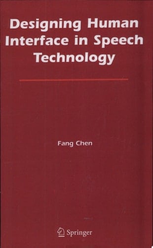 Designing Human Interface in Speech Technology