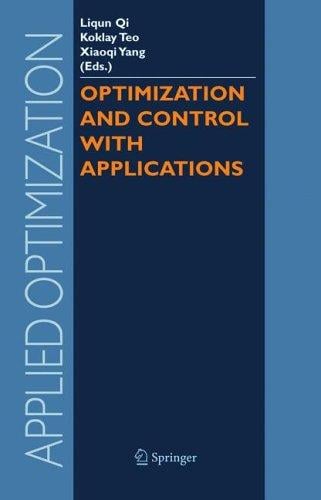 Optimization and control with applications