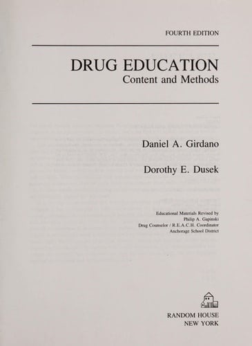 Drug Education