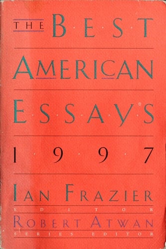 The Best American Essays 1997