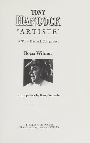 Tony Hancock "artiste" A Tony Hancock Companion