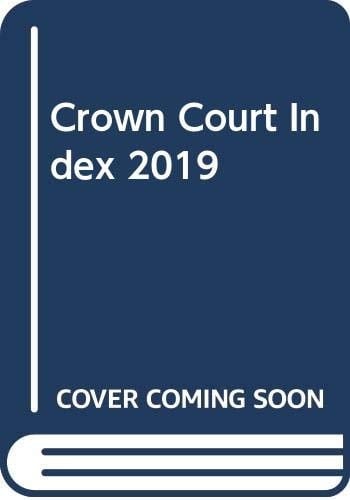Crown Court Index 2019