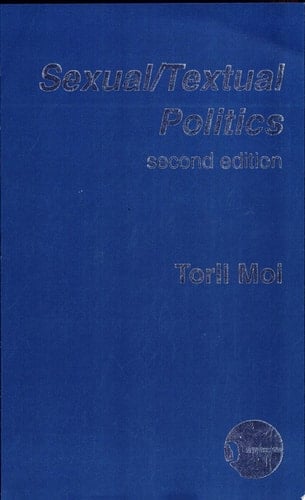Sexual/textual Politics Feminist Literary Theory