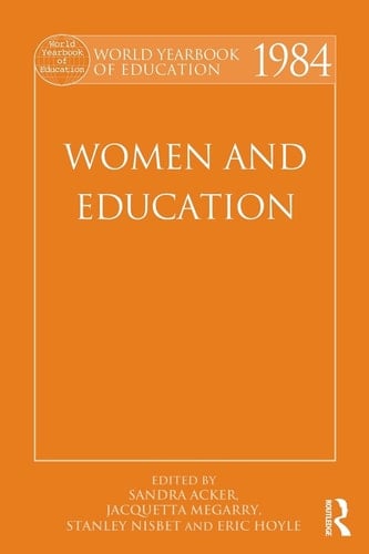 World Yearbook of Education 1984 Women and Education