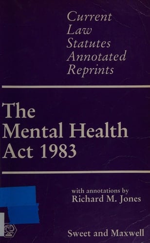 The Mental Health Act 1983