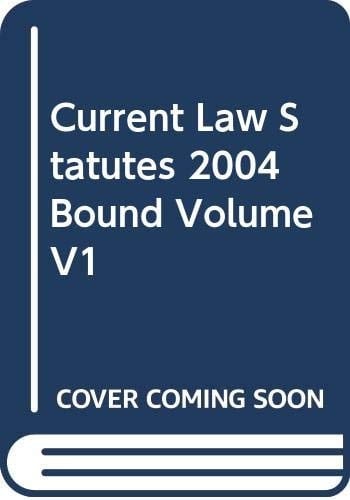 Current Law Statutes 2004