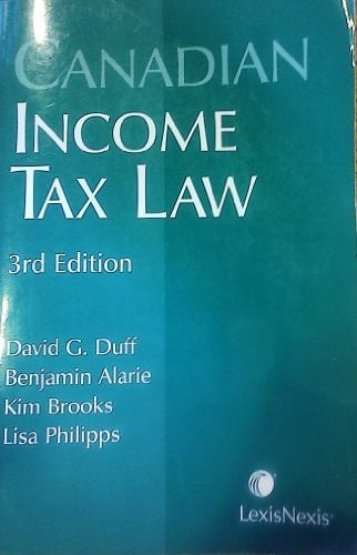 Canadian Income Tax Law