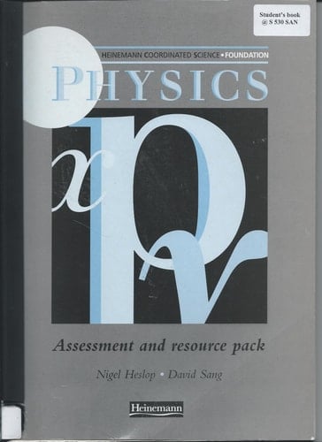 Physics Assessment and Resource Pack