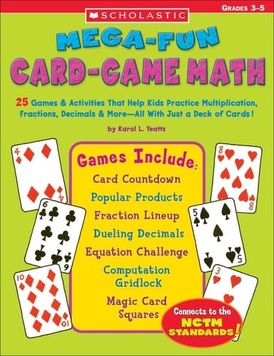 Mega-fun Card-Game Math Grades 3-5