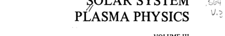Solar System Plasma Processes