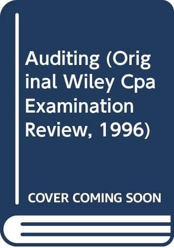 Wiley CPA Examination Review Auditing