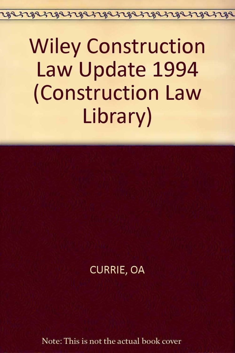 1994 Wiley Construction Law Update