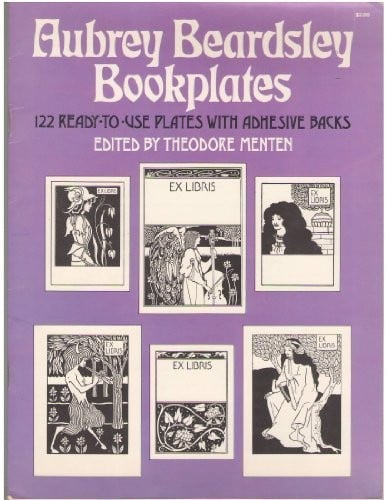 Art Nouveau Bookplates: 122 Ready to Use Plates With Adhesive Backs