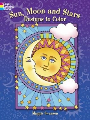 Sun Moon And Stars Designs To Color