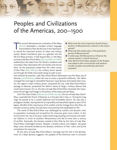 Cengage Advantage Books: The Earth and Its Peoples, Volume 1