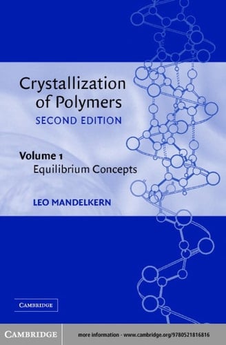 Crystallization of polymers: Equilibrium concepts