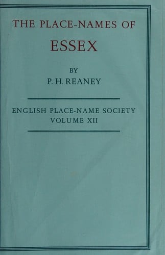 English Place-Name Society (County Volumes of the Survey of English Place-names)