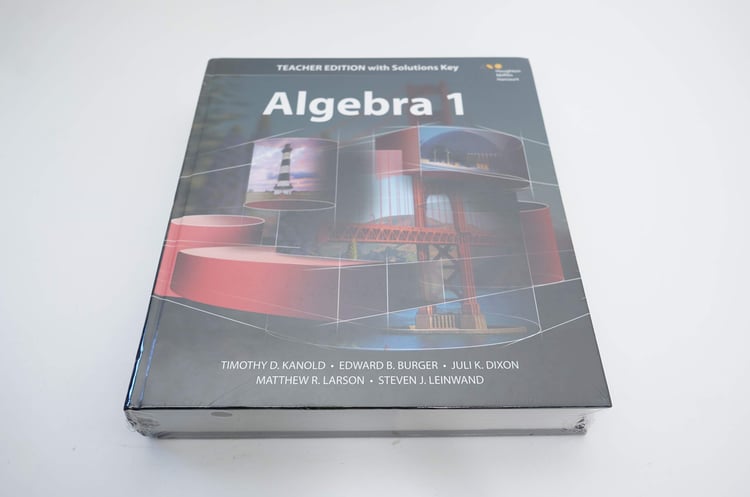 HMH Algebra 1 Teacher's Edition with Solutions 2015