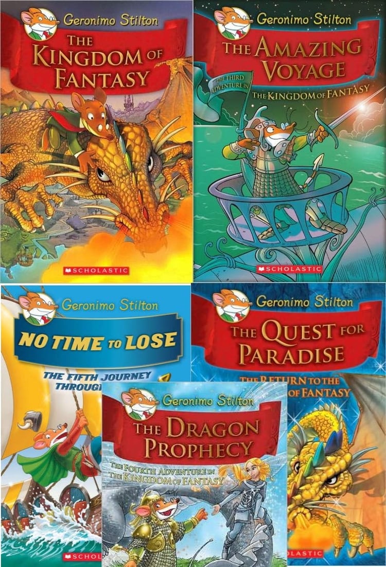 Geronimo Stilton: The Kingdom of Fantasy #1-#5 Pack: Geronimo Stilton: The Kingdom of Fantasy / The Quest for Paradise/ The Amazing Voyage / The ... of Fire by Geronimo Stilton (2014-05-03)
