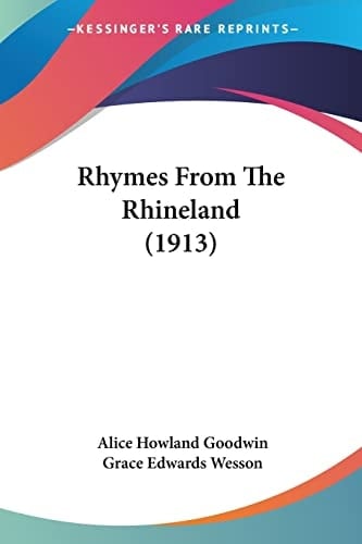 Rhymes From The Rhineland (1913)