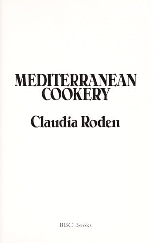 Mediterranean Cookery