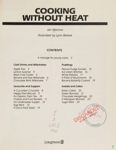 Cooking Without Heat