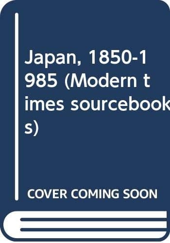 Japan 1850-1985