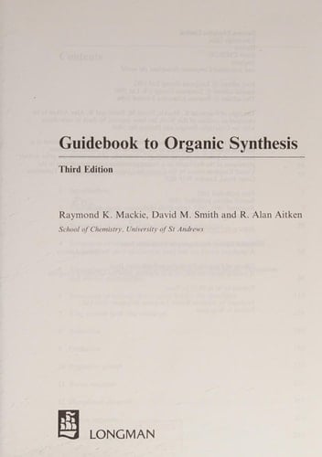 Guidebook to Organic Synthesis