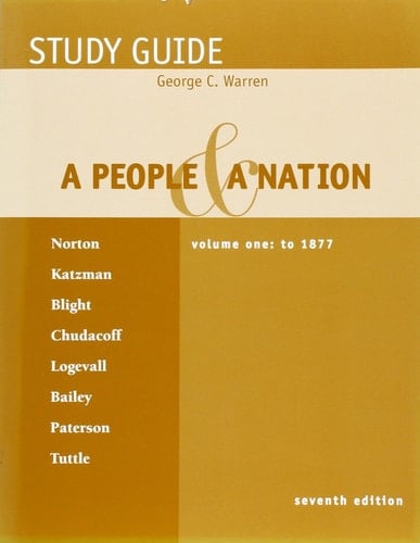 A People and a Nation A History of the United States