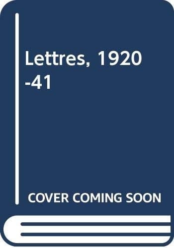 Max Jacob Letters 1920-1941