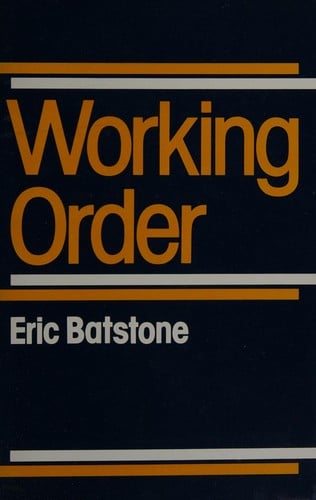 Working Order: Workplace Industrial Relations over Two Decades (Warwick Studies in Industrial Relations)
