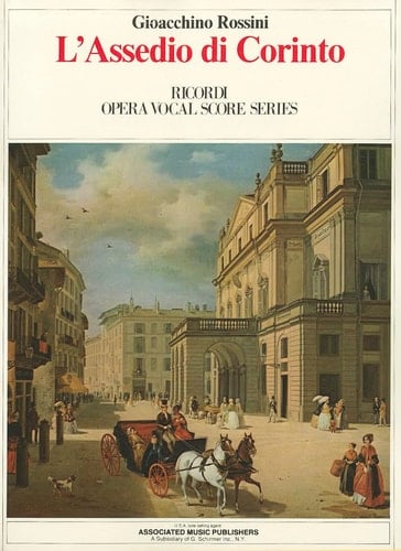 L'Assedio Di Corinto (the Siege of Corinth) Vocal Score